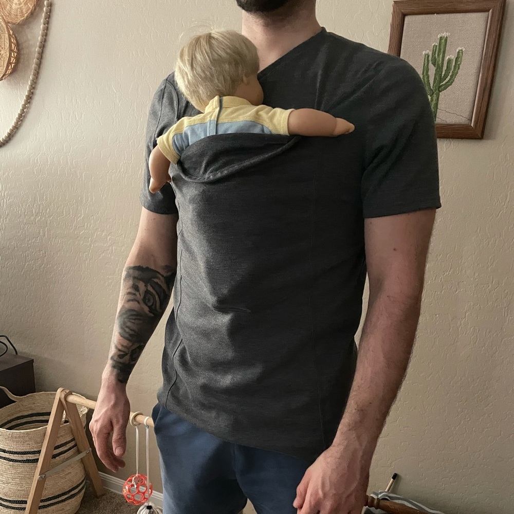 Lalabu baby wearing t shirt